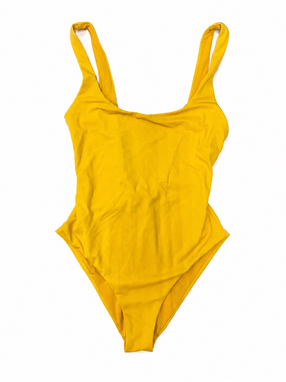 NWT Onia Rachel One Piece Swimsuit Resort Yellow Size S NWT